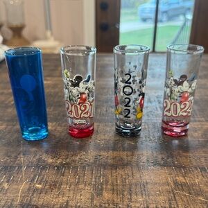 Mickey/Disney Shot Glass Set